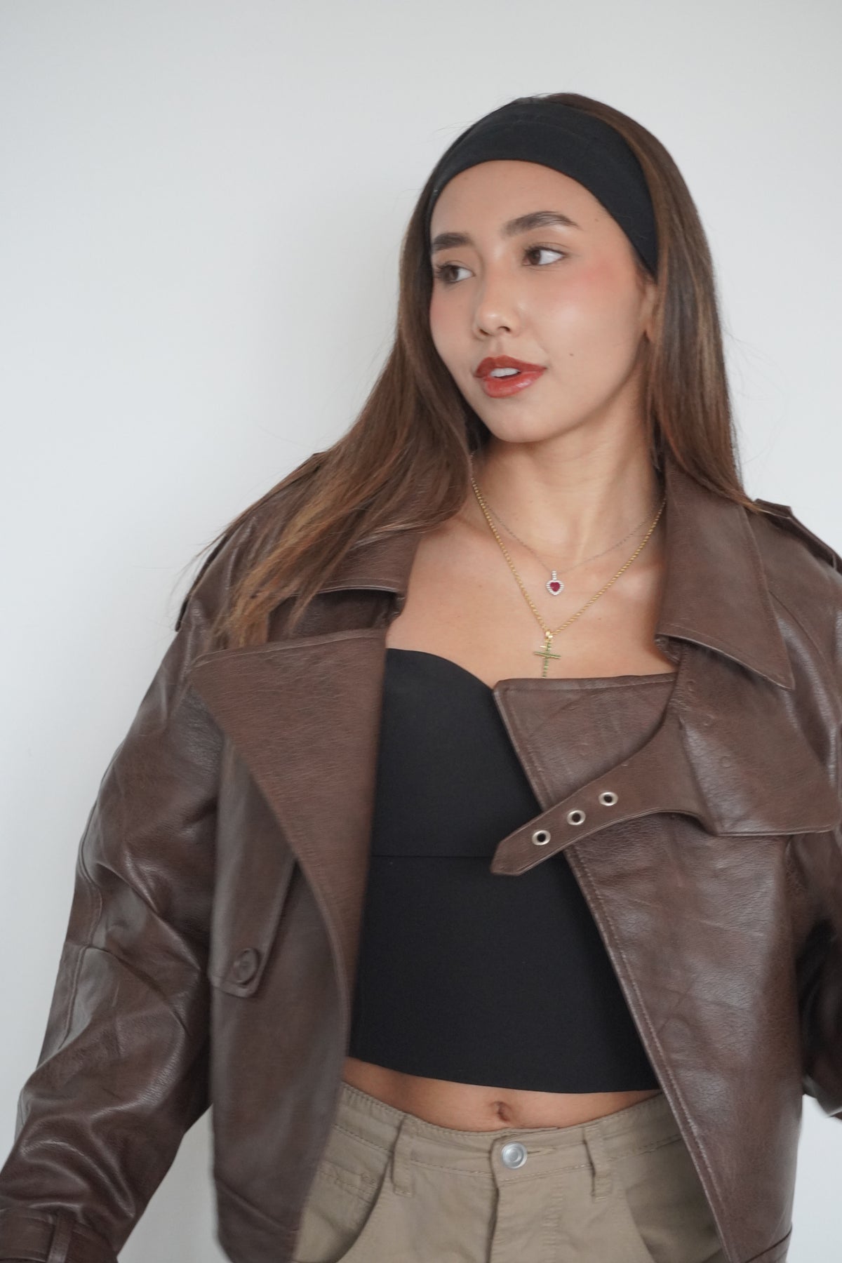 Leather jacket
