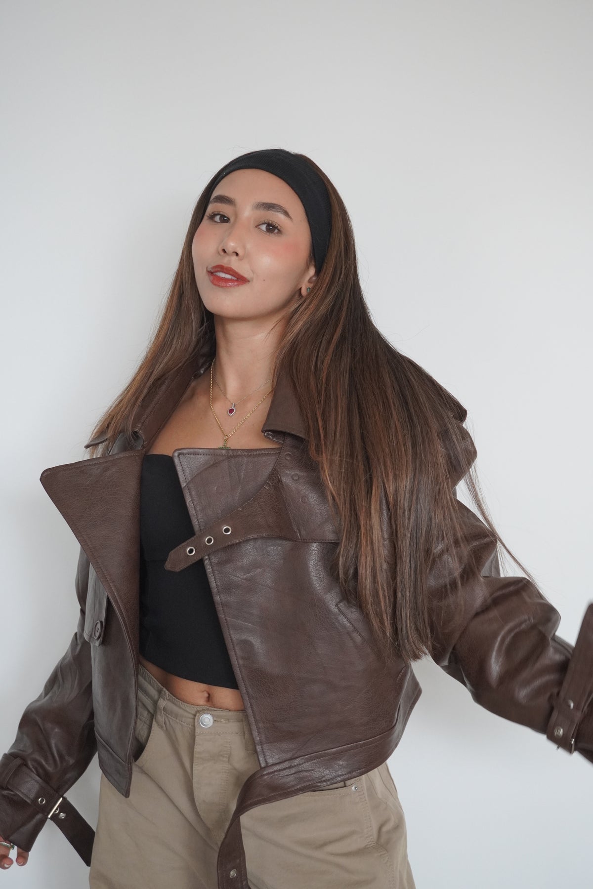 Leather jacket