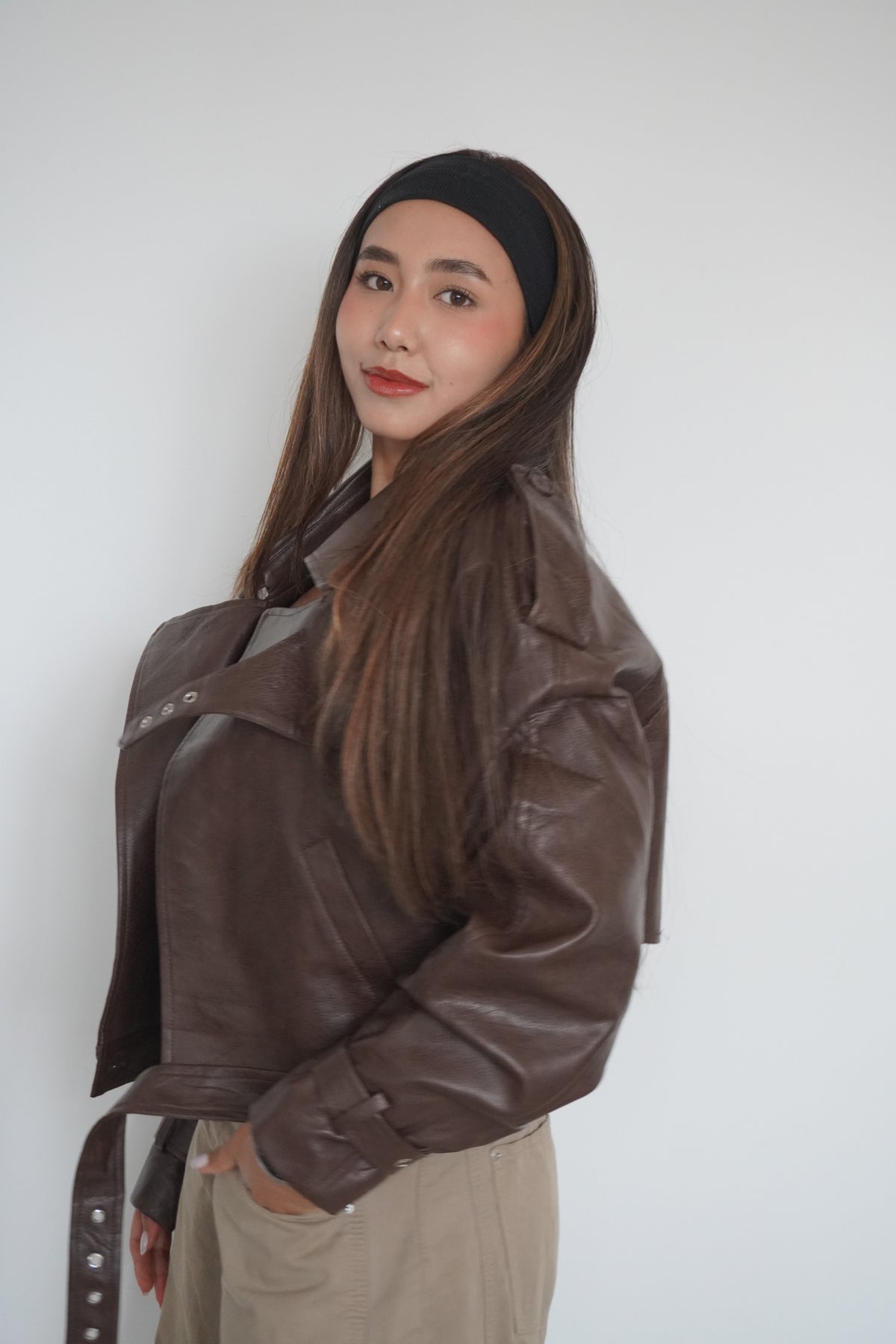 Leather jacket