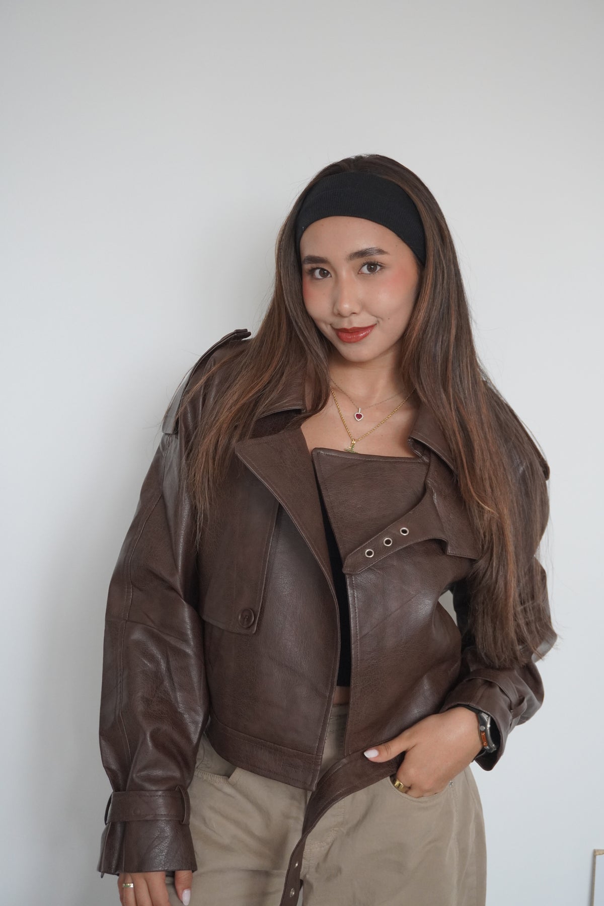Leather jacket