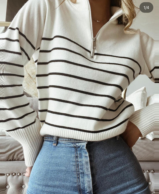 Half zip up