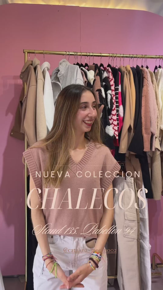 Chaleco tejido.